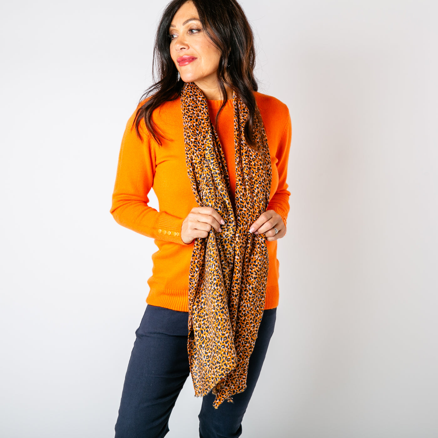 Leopard Print Scarf