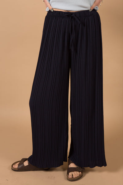 Pleated Palazzo Pants