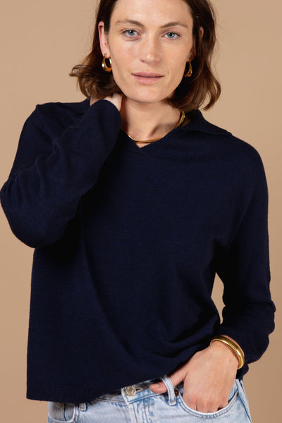 Long Sleeve Collared Jumper