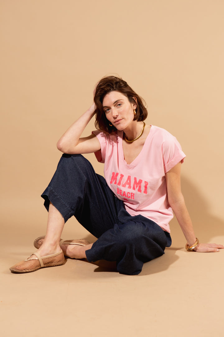 Miami V-Neck T-Shirt