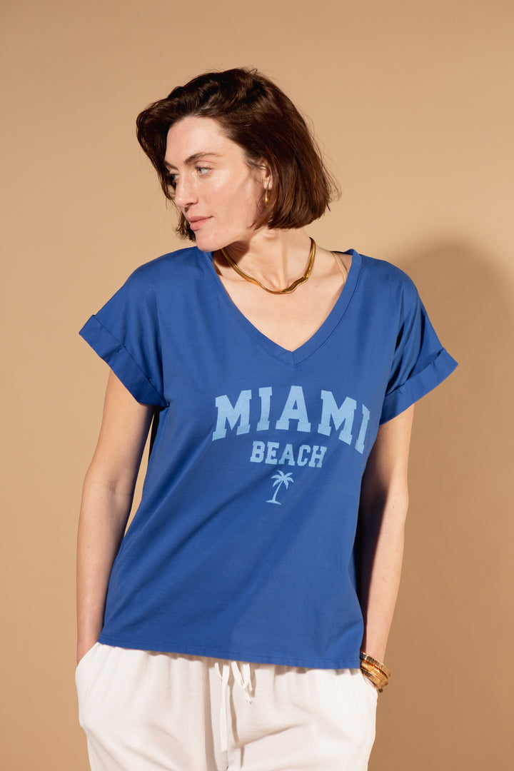 Miami V-Neck T-Shirt