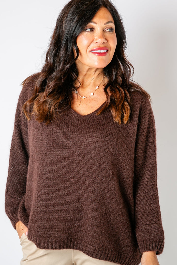 トップス 60s mohair V-neck knit big size offwhite 60s mohair V-neck knit big size offwhite | Brisbane_antique