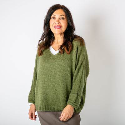 Mohair V-Neck Jumper