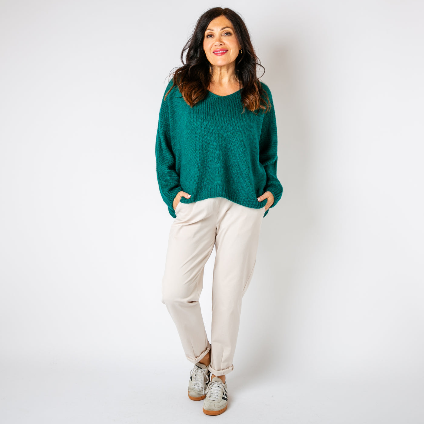 Mohair V-Neck Jumper