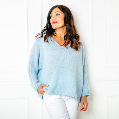 Mohair V-Neck Jumper