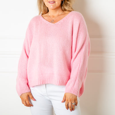 Mohair V-Neck Jumper