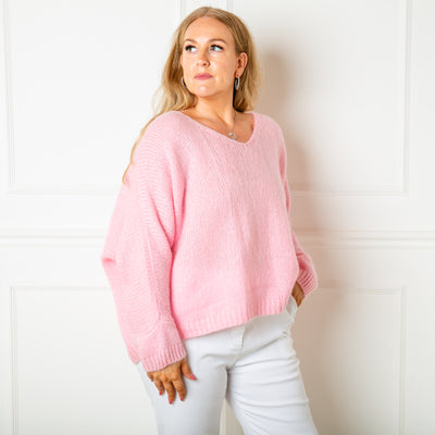 Mohair V-Neck Jumper