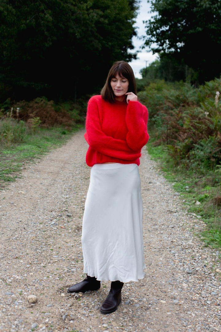 Satin Slip Skirt