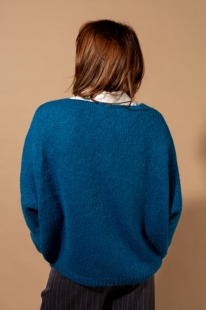 Mohair V-Neck Jumper