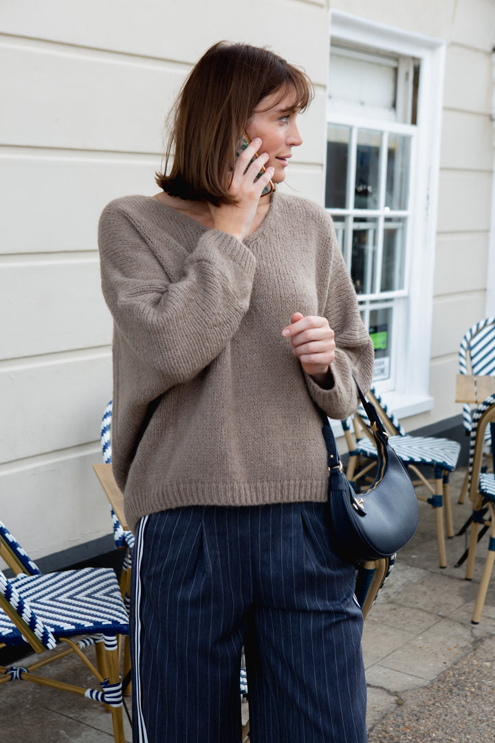 Mohair V-Neck Jumper