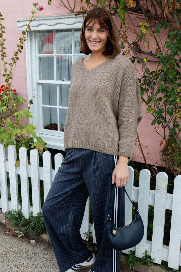 Mohair V-Neck Jumper