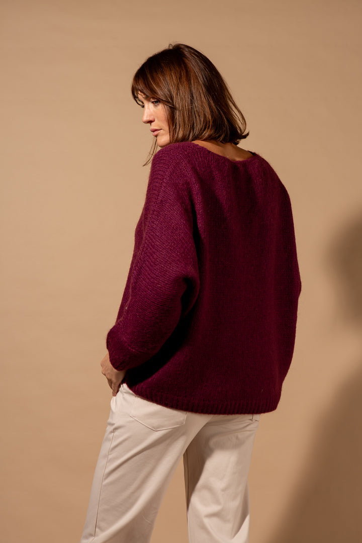 Mohair V-Neck Jumper