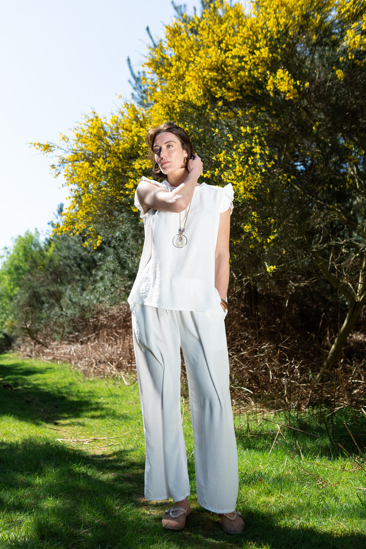 Tie Front Trousers