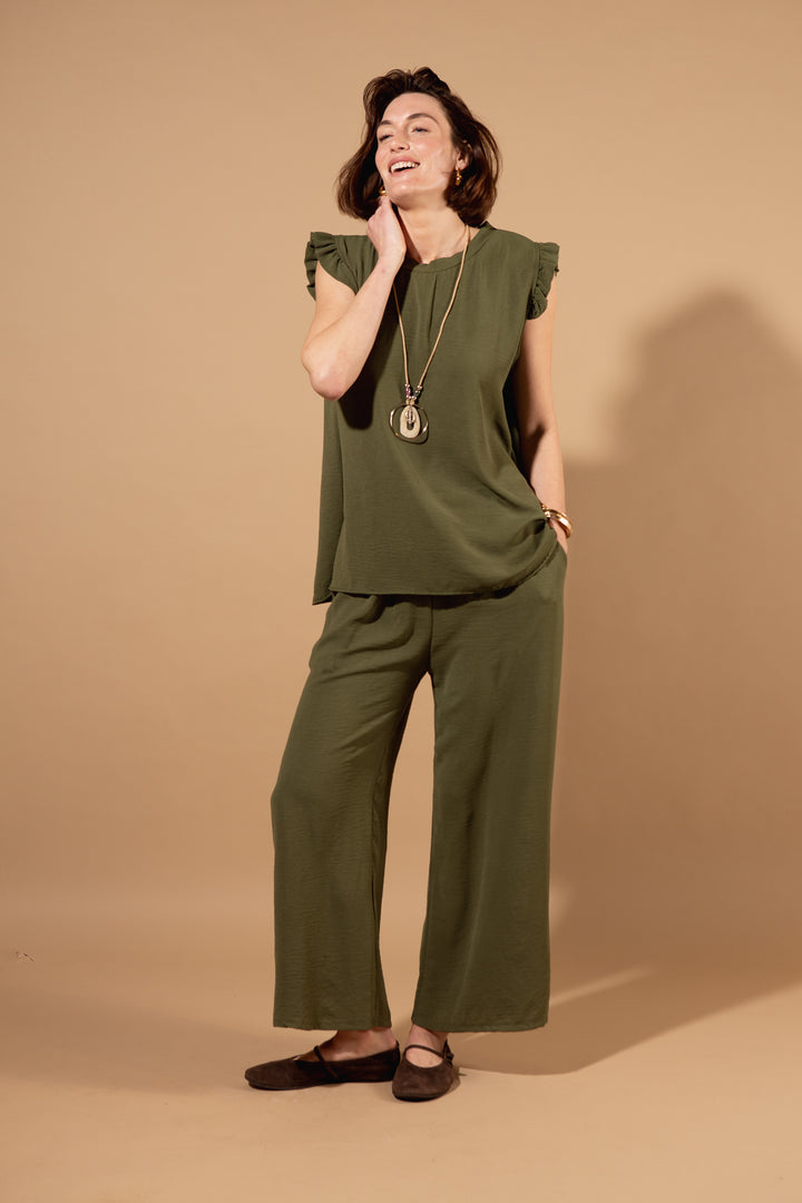 Tie Front Trousers