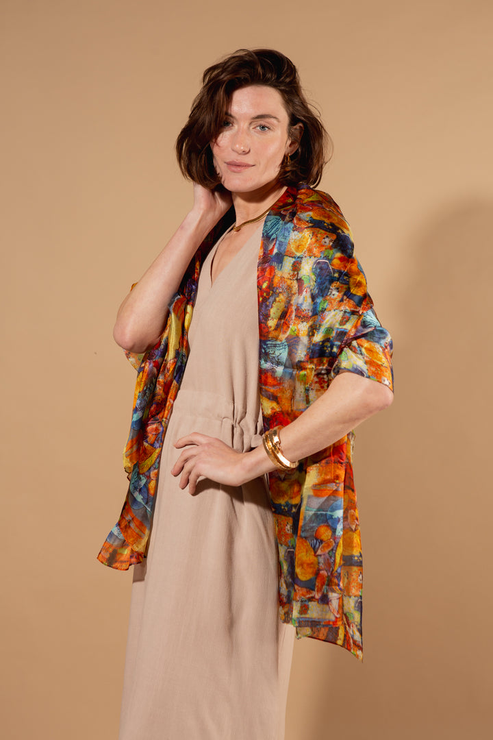 Starfruit Silk Scarf
