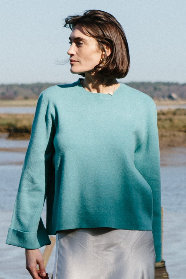 Cashmere Feel Bell Sleeve Jumper