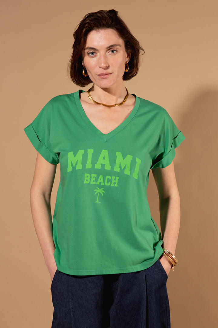 Miami V-Neck T-Shirt