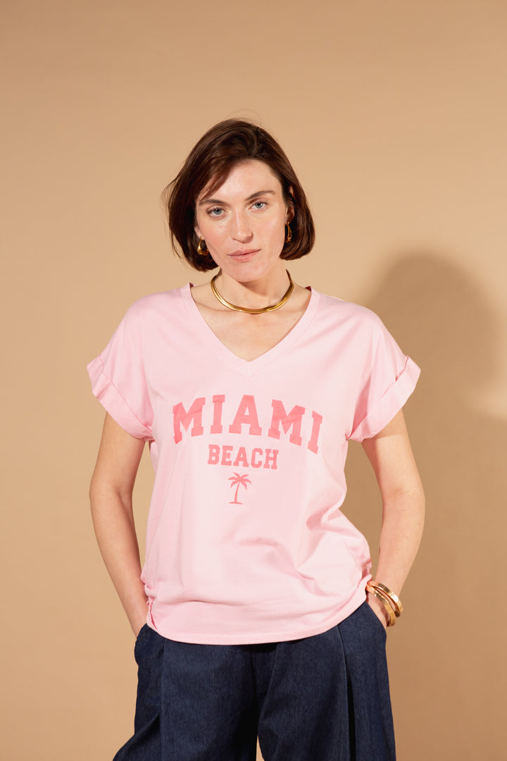 Miami V-Neck T-Shirt