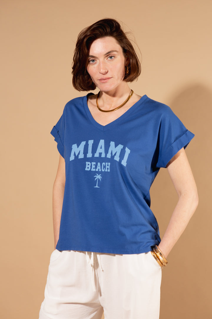 Miami V-Neck T-Shirt