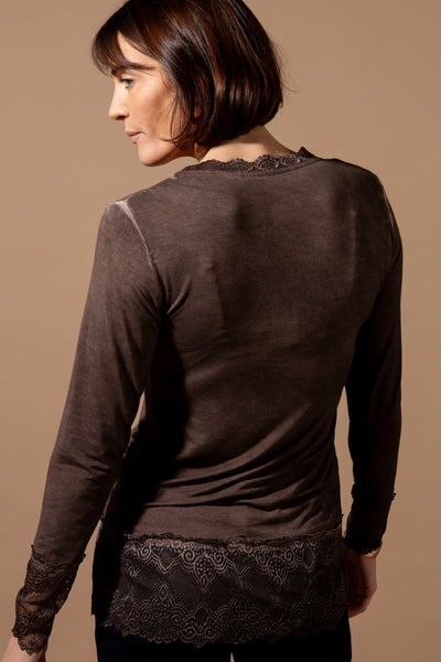Lace Trim Top
