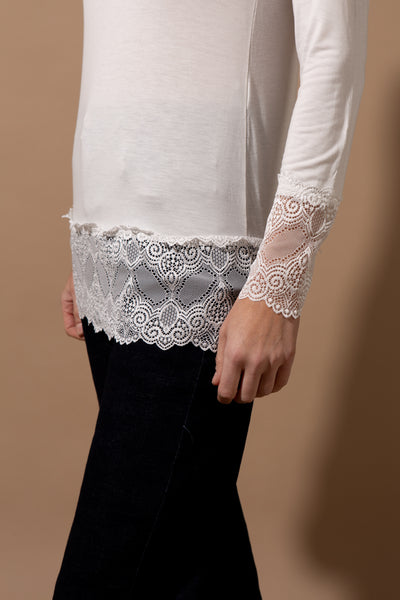 Lace Trim Top