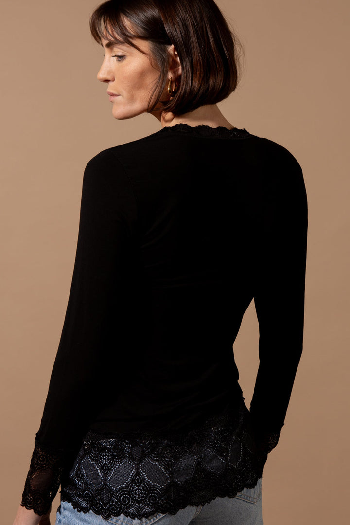 Lace Trim Top