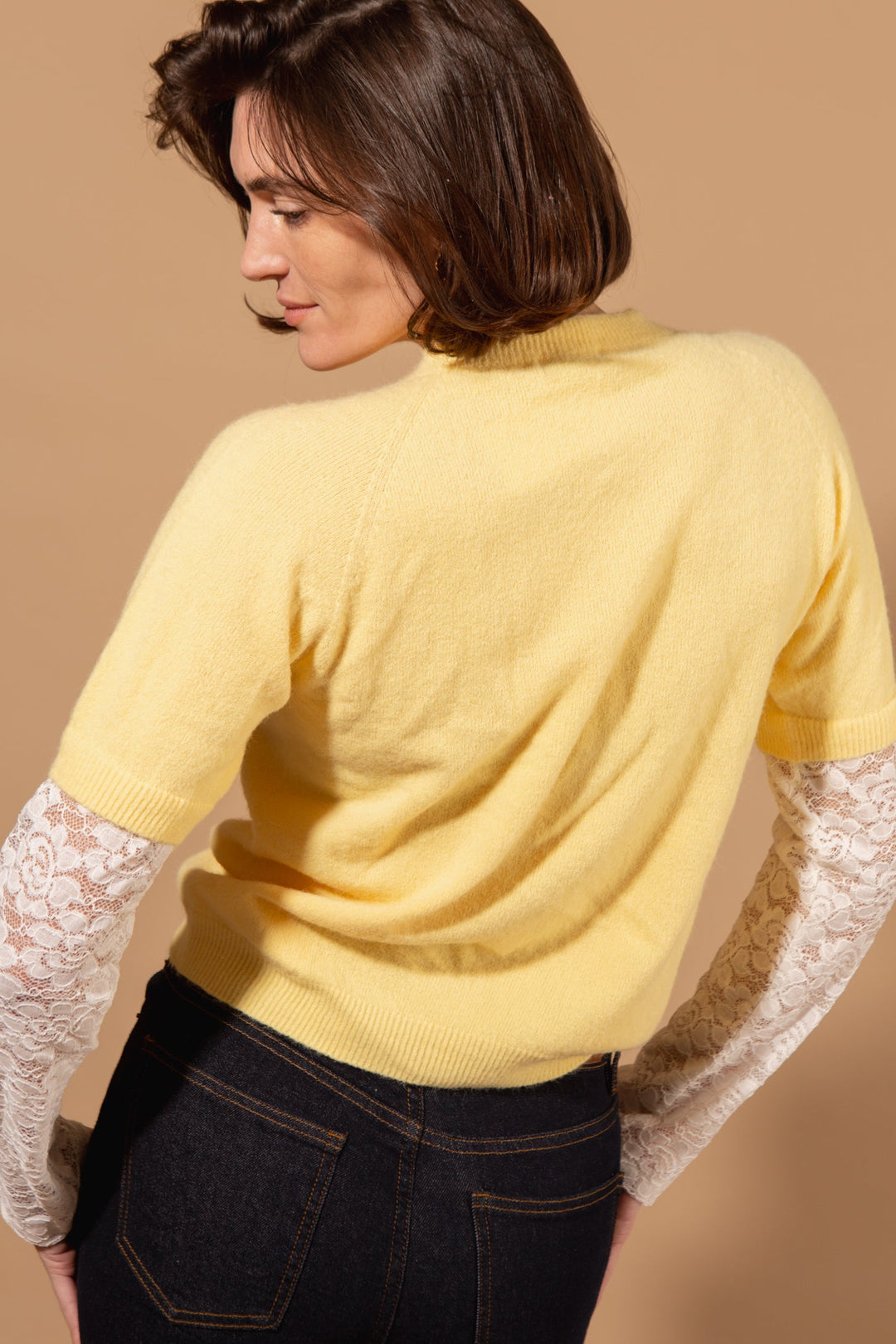 Lace Sleeve Jumper