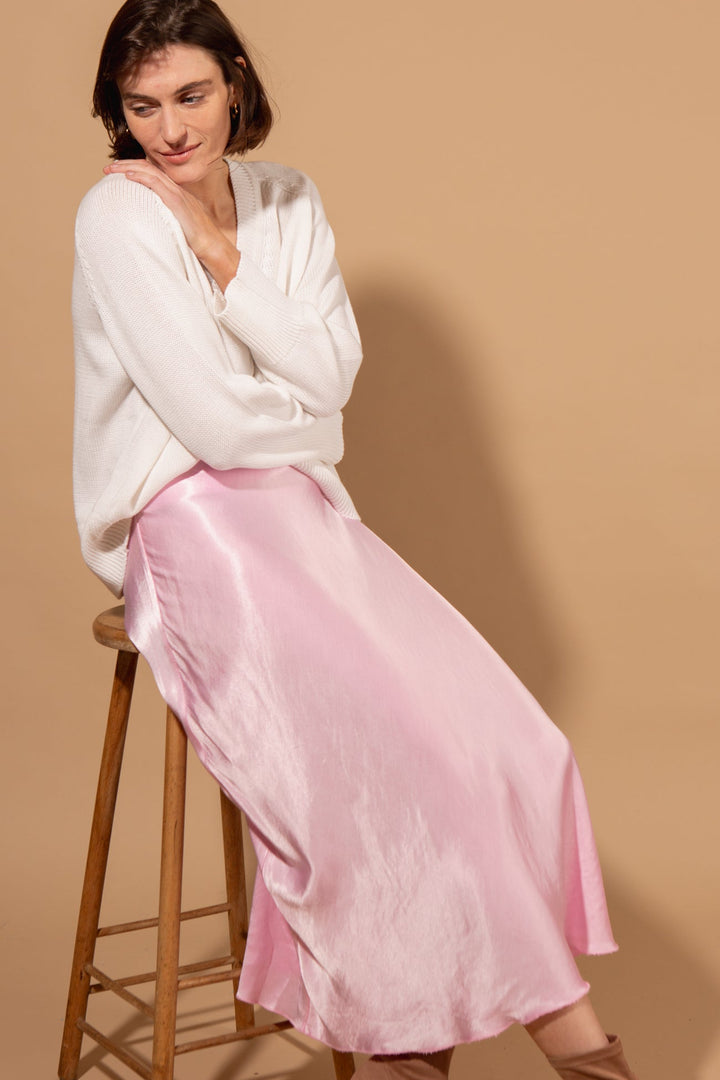 Satin Slip Skirt
