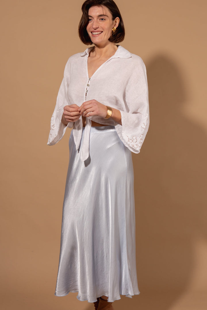 Satin Slip Skirt