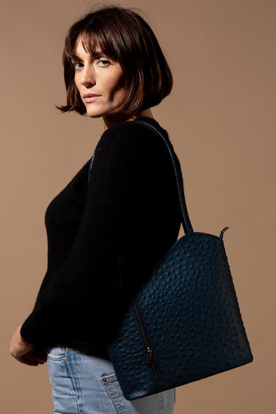 Haywood Ostrich Rucksack Bag