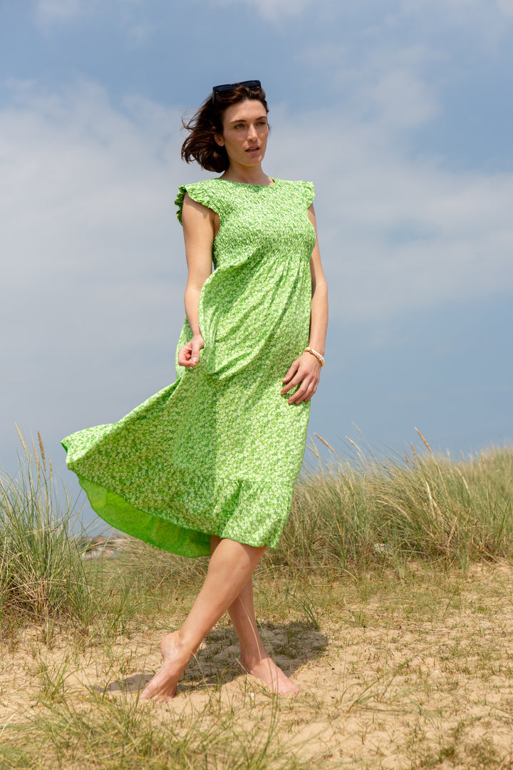 Ditsy Print Floral Dress