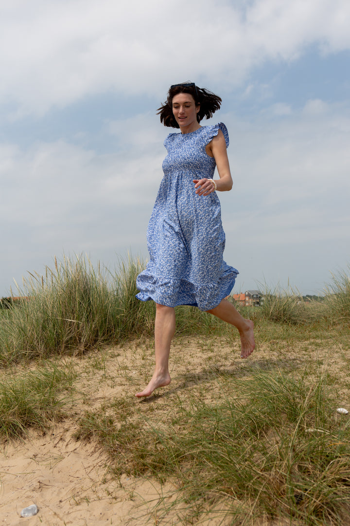 Ditsy Print Floral Dress