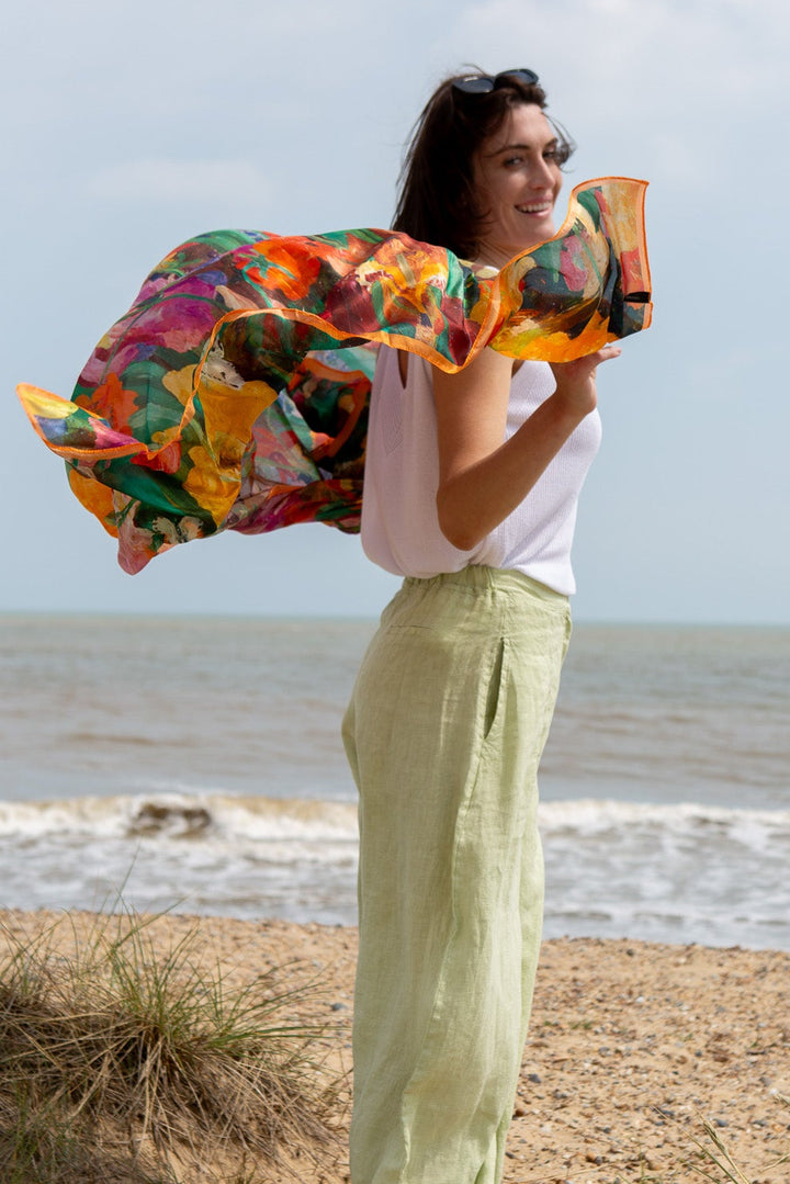 Bird Song Silk Scarf