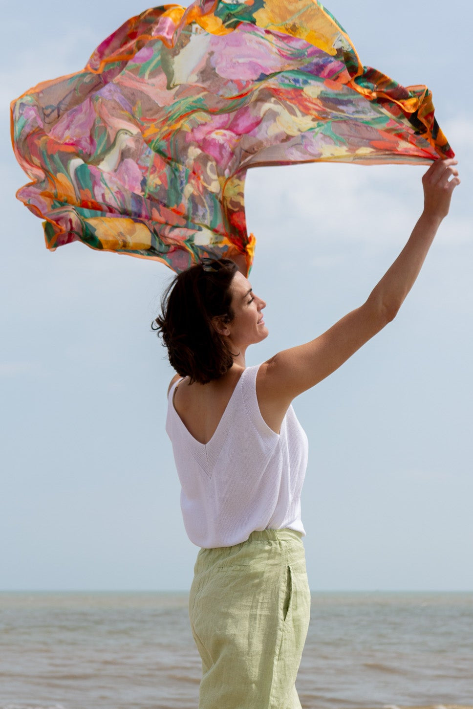 Bird Song Silk Scarf