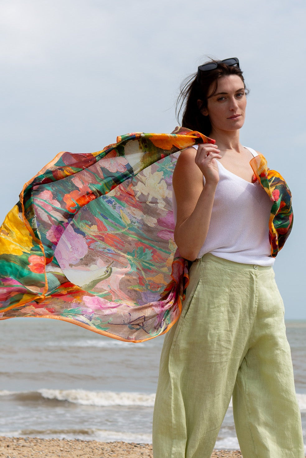 Bird Song Silk Scarf