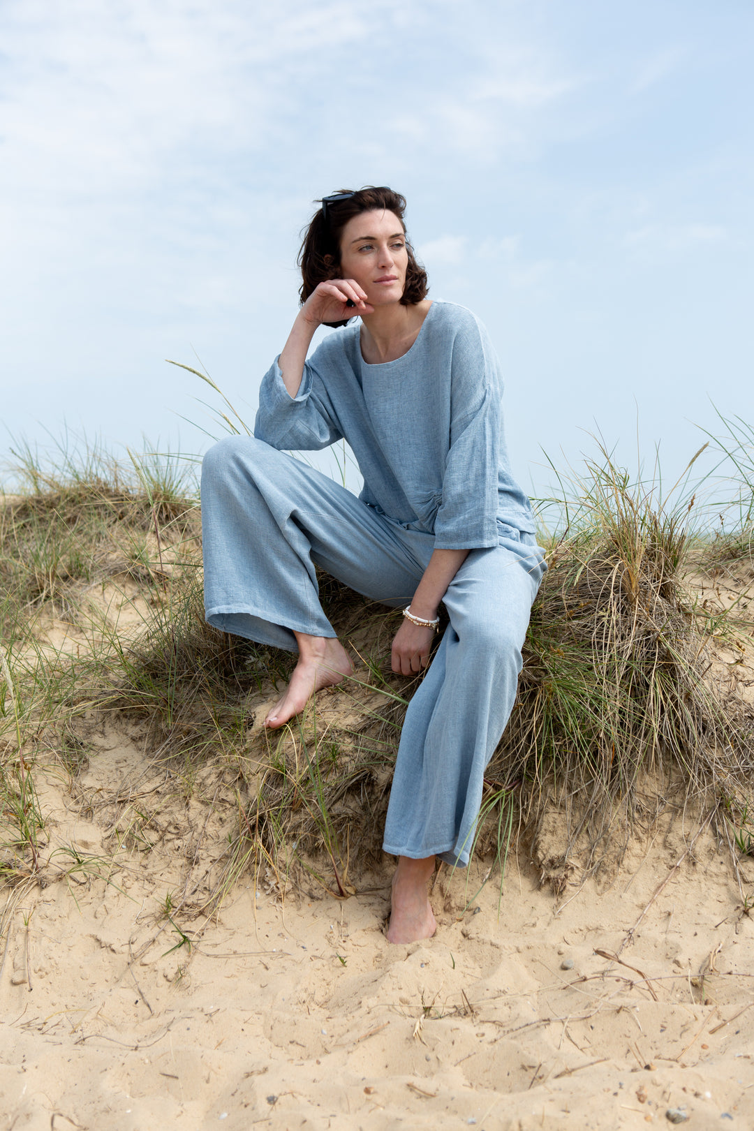 Linen Blend Trousers