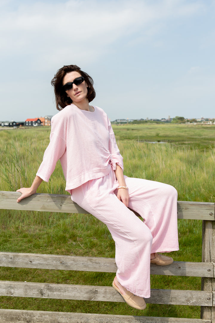 Linen Blend Trousers