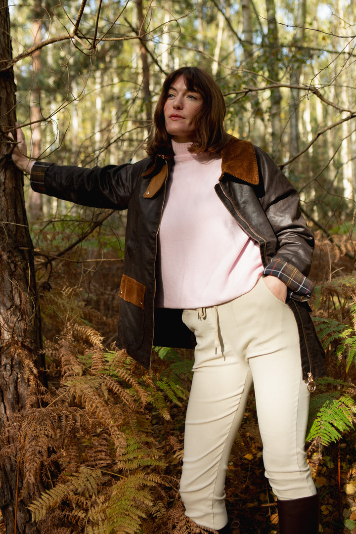Corduroy Trim Jacket