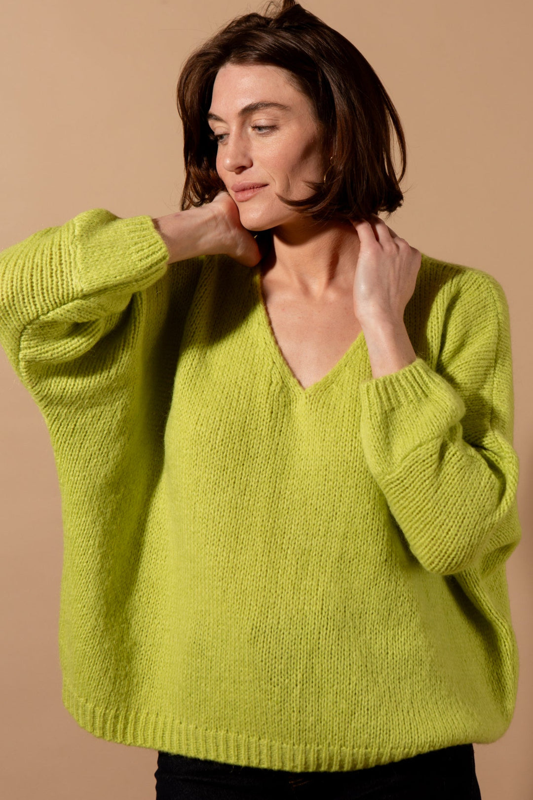 Mohair V-Neck Jumper