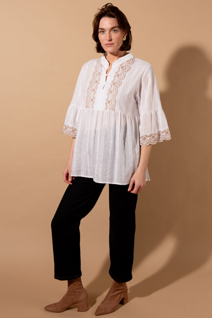 Broderie Anglaise Tunic