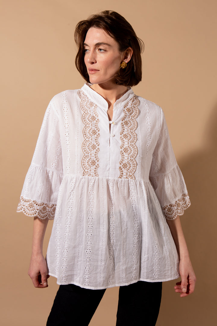 Broderie Anglaise Tunic