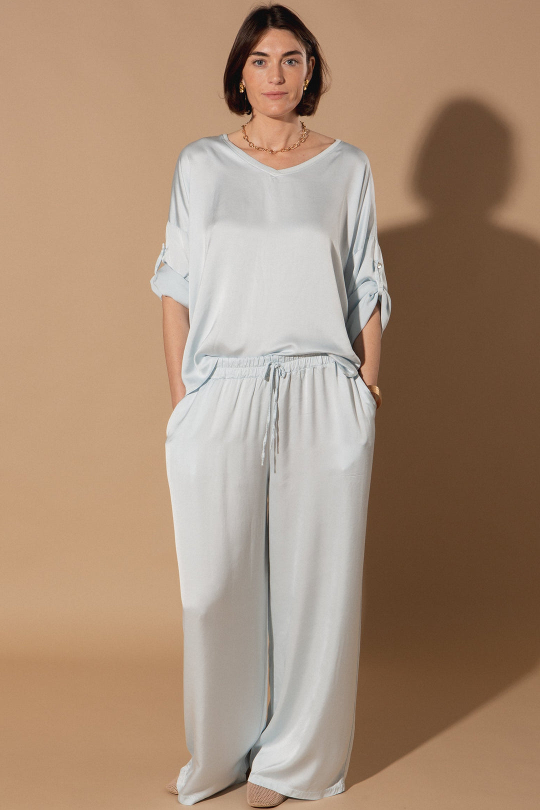 Marilou Plain Silk Top