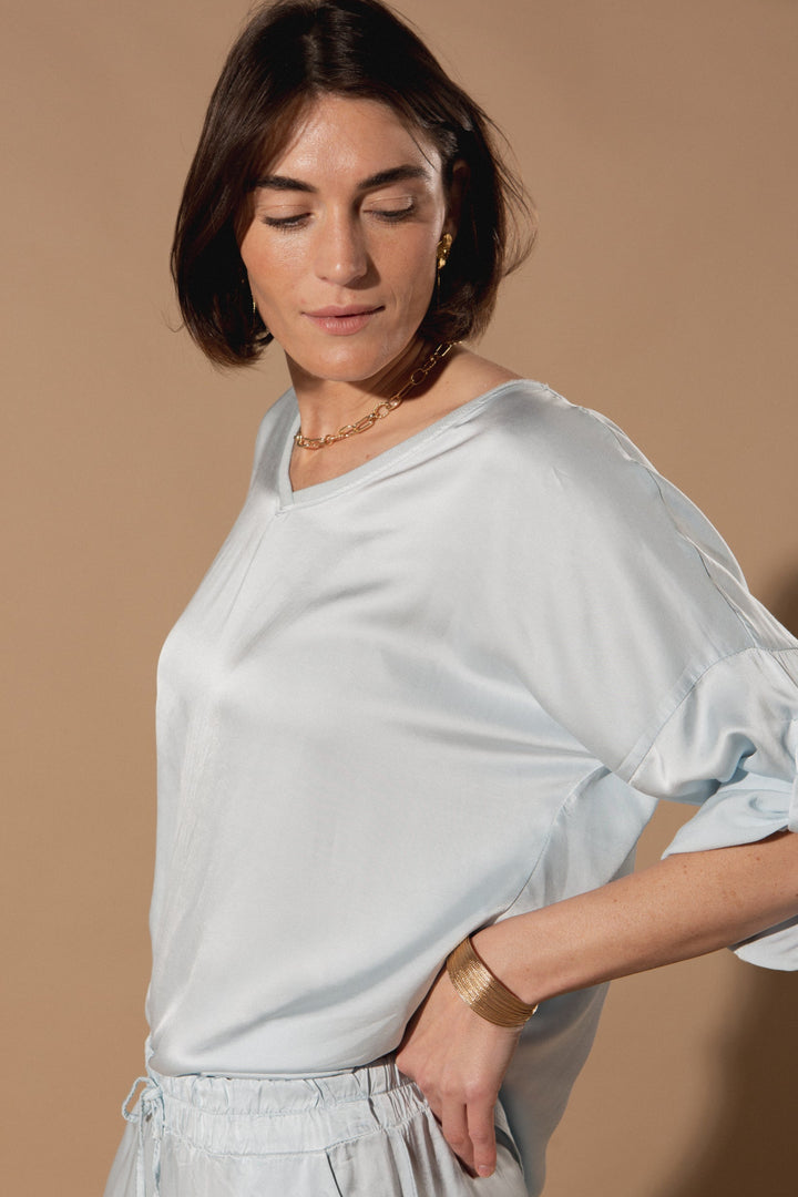 Marilou Plain Silk Top