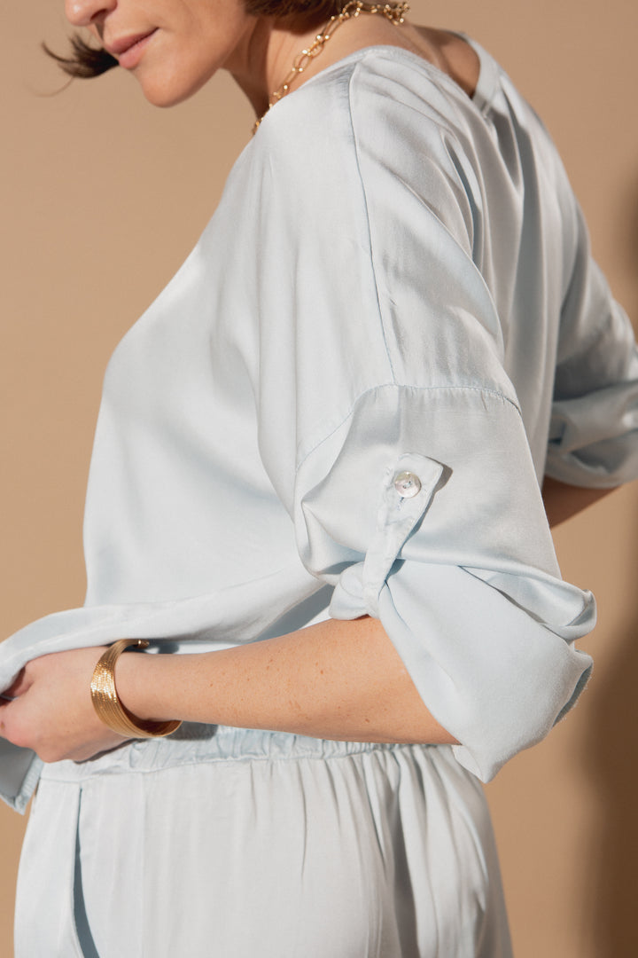 Marilou Plain Silk Top