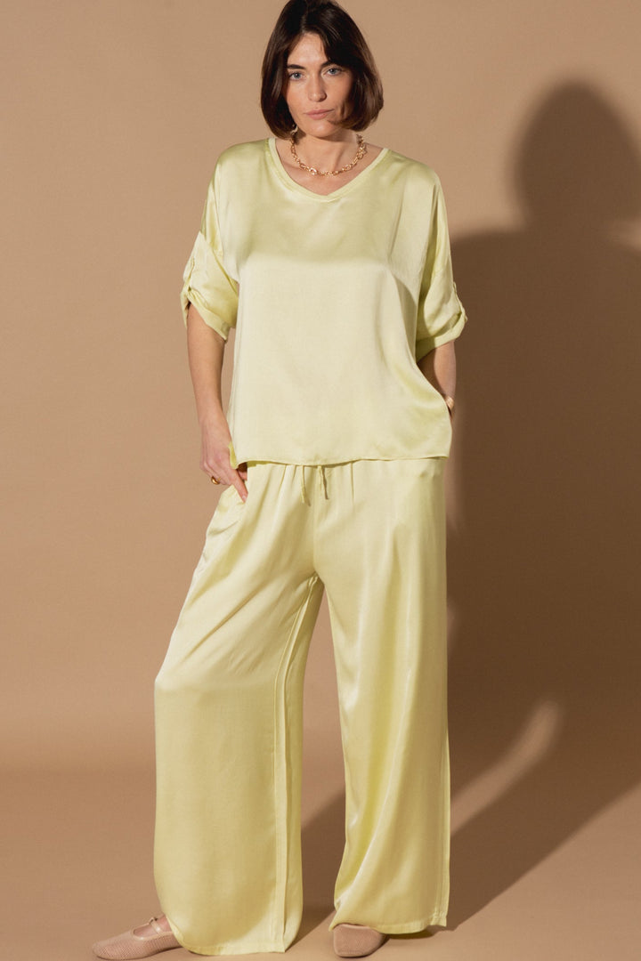 Marilou Plain Silk Top