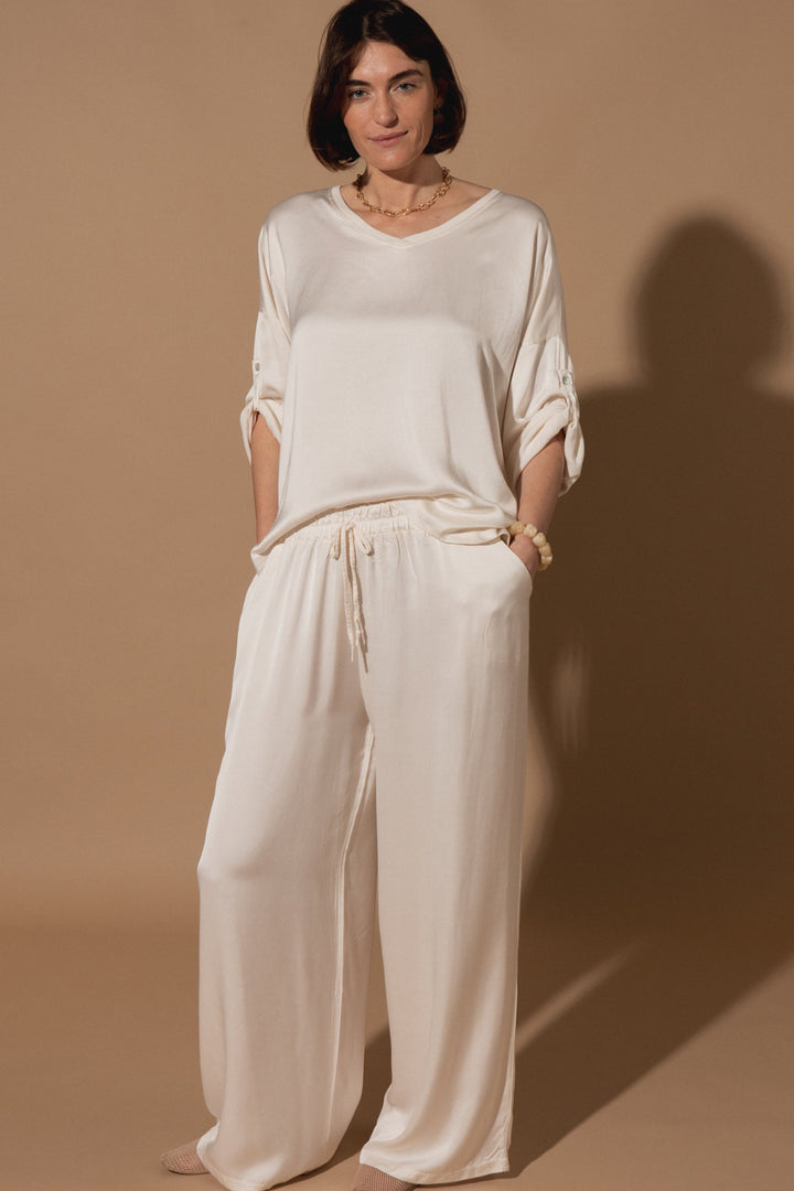 Marilou Plain Silk Top