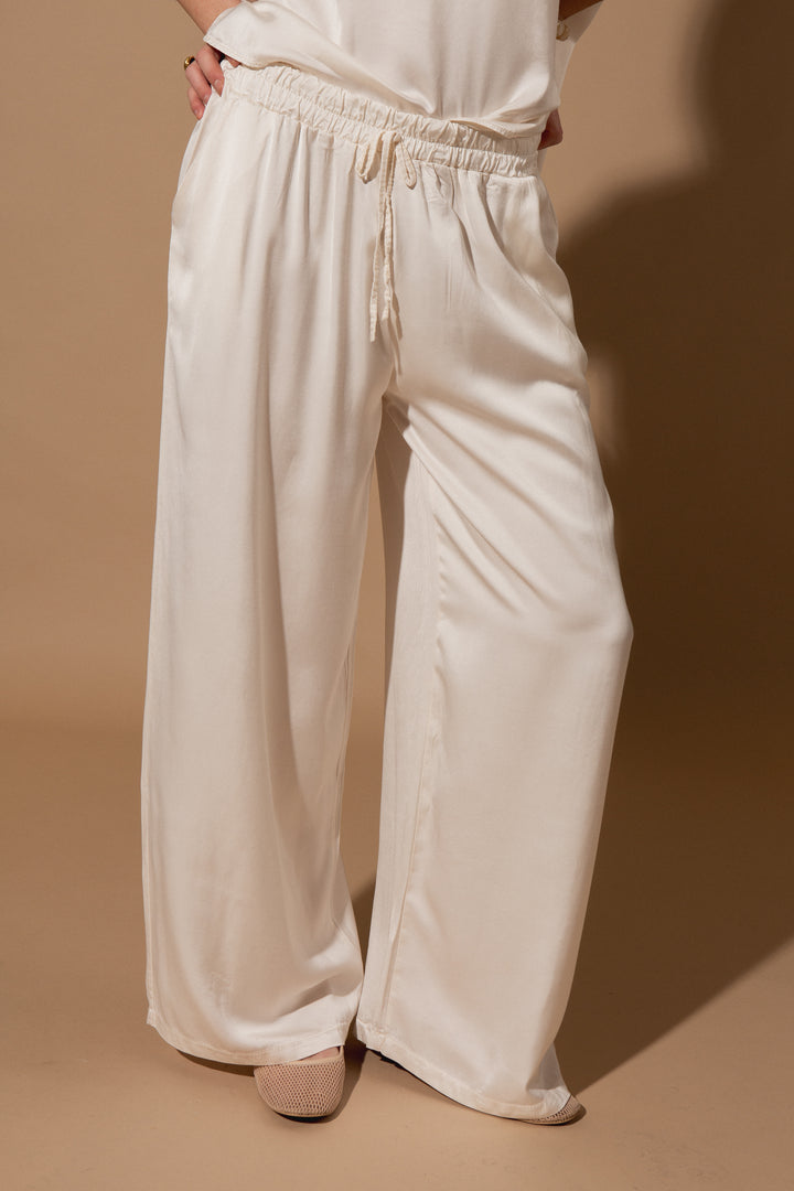 Marilou Plain Silk Trousers