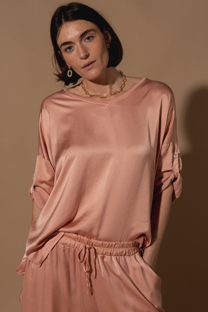 Marilou Plain Silk Top