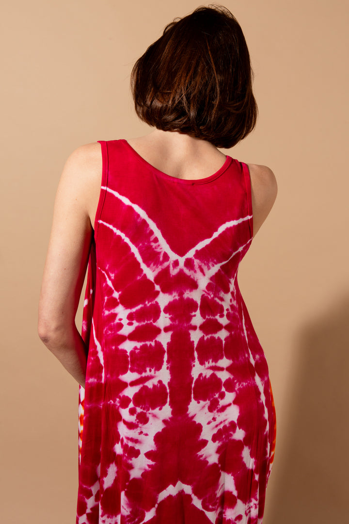 Tie Dye Vest Dress
