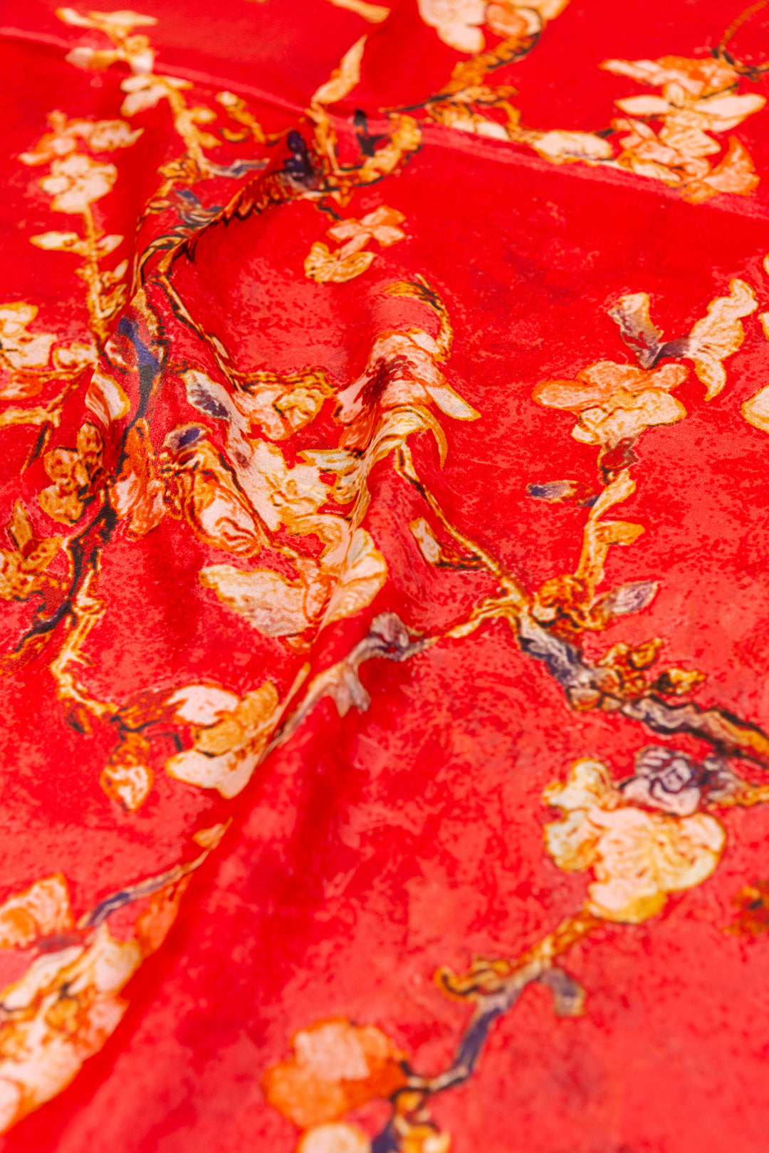 Spring Buds Silk Scarf